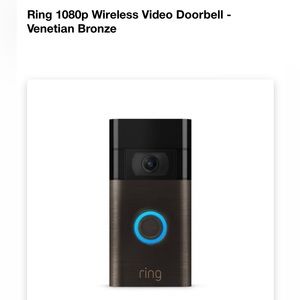 New Ring 1080p Wireless Video Doorbell, color venetian bronze, from Target
